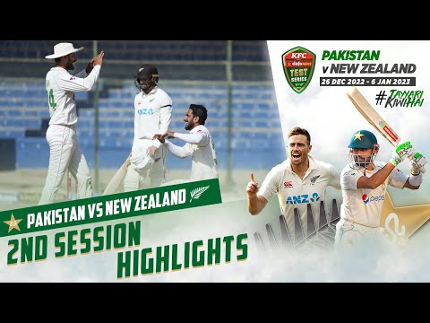 2nd Session Highlights | Pakistan vs New Zealand | 2nd Test Day 4 | PCB | MZ2L