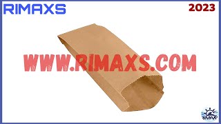 خط صناعة اكياس ورقية قاعدة  V من شركة rimaxs