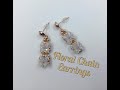 Floral Chain Earrings Tutorial