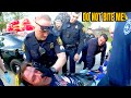 Drunk Suspect Tries To Bite And Head Butt Officer