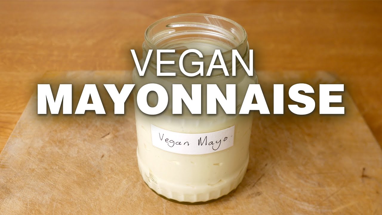 Egg Free Mayonnaise Vegan Aquafaba Recipe Youtube