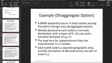 Impact of aggregation on safety inventory