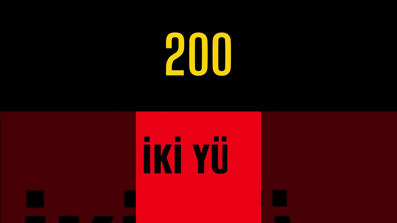 Turkish A1 Lesson 2 Part3 Numbers in Turkish 10 20 30 40