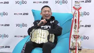 Yogibo presents RIZIN.26　堀口恭司　試合後インタビュー