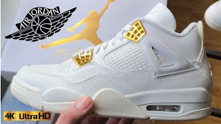 JORDAN 4 METALIC GOLD | Quality & Legit Check | AQ9129-170 | 4K