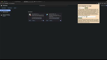 "Learn-Lang-By-Use" extension demo - Google Chrome Built-in AI Challenge submission
