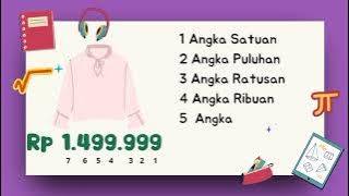Nada Lagu Nilai Tempat Bilangan Cacah Sampai 1.000.000