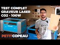 Test complet dun laser co2 100w de chez omtech