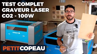 Test complet d'un laser Co2 100W de chez OMTECH