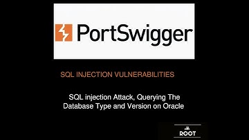 SQL injection attack, querying the database type and version on Oracle
