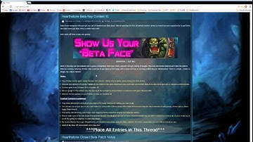 Hearthstone Beta Key Giveaway Contest #1 - Grindexp.com