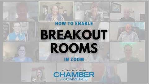 Chamber Live Virtual Networking: How to enable breakout rooms in Zoom