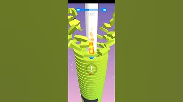 Stackball Level 141 #stackball #gaming #shorts