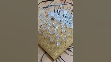 My 4x4x4 LED Cube Comes Alive with Stunning Animations! #arduino #100daysproject  #day13