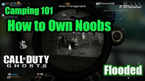 COD Ghosts: The Best Spot for Dominating On The Map Flooded - How to get a lot of Kills.