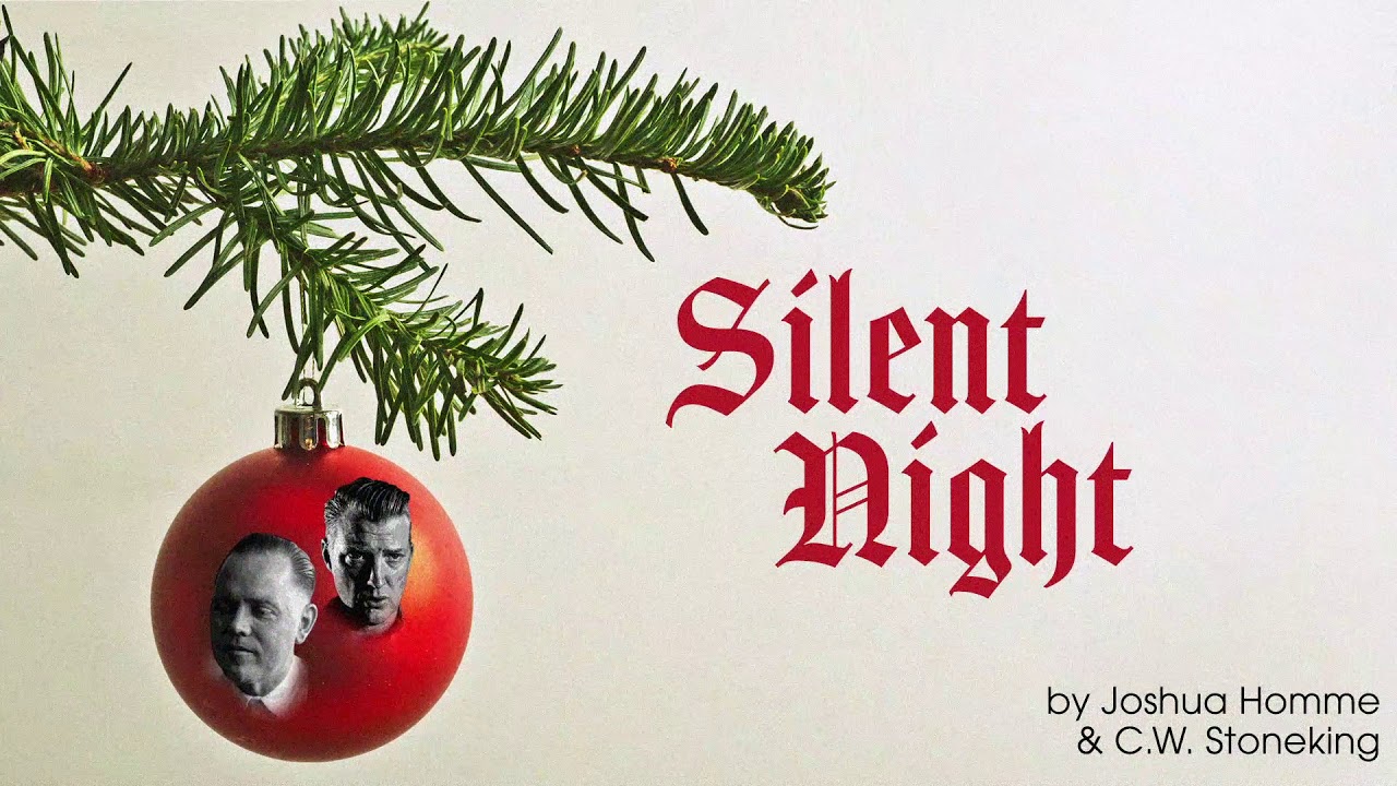 Silent Night Holiday Plaid Red