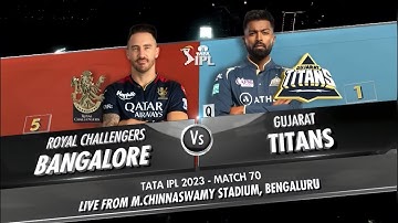 M70 : RCB VS GT- Match | Highlights | IPL T20 Match 2023 #ipl #highlights #cricket #rcb #video
