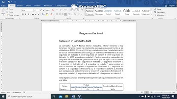 Programación Lineal Maximizar la utilidad. Parte 1