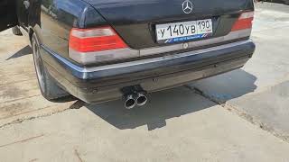 Выхлоп W140/Exhaust system w140 KMS CUSTOM