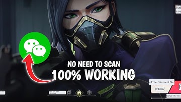 New🔥 HOW TO CREATE Wechat Account Without Scanning For Valorant Mobile 100% Working