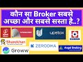 best trading app for beginners | upstox | Zerodha |Angel Broking |Groww |5paisa |top broker in india