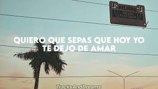 Hoy te dejo de amar - Lasso (Letra)