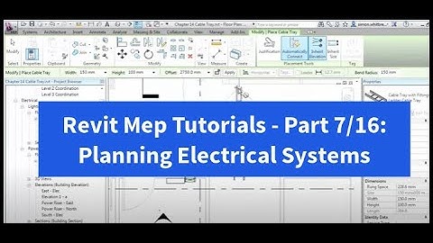 Revit Mep Tutorials - Part 7/16: Planning Electrical Systems