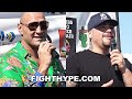 TYSON FURY & ANDY RUIZ JR. UNITE; GIVE BACK & SHARE INSPIRATIONAL STORIES WITH VARGAS & REYNOSO