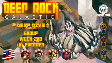Deep Rock Galactic - Group Elite Deep Dive 4x Enemies Mod [Week 209] (Duplicitous Point) Crystalline
