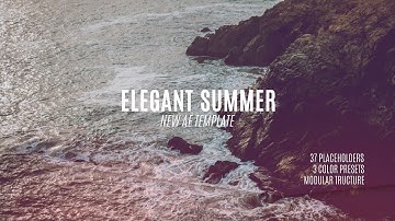 After Effects CS5 Template - Elegant Summer Slideshow
