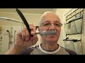 Бритьё опасными бритвами George Wostenholm & son straight razors shaving
