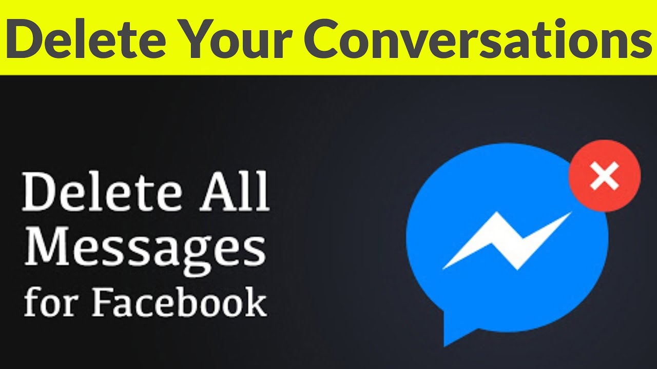 How To Delete All Conversation(Messages) On Facebook Messenger  Permanently-Remove Chat History-9