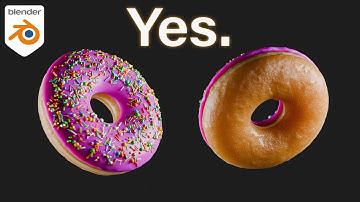 Is there a More Realistic Way to Make Donuts in Blender?