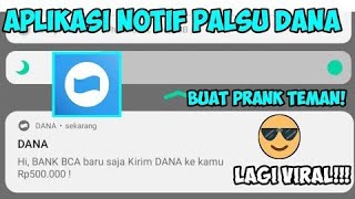 Cara Membuat Notifikasi Saldo Dana Masuk Palsu | Cara Membuat Notif Trans per Dana Palsu [Fake Dana]