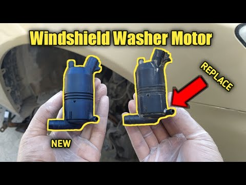 How To Replace Windshield Washer Pump Motor [UNIVERSAL]