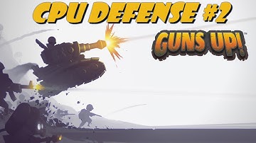 GUNS UP PS4 Gameplay - CPU Defense - 5:53 mins - No Commentary