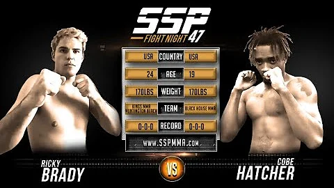Cobe Hatcher vs Ricky Brady - SSP 47