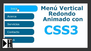 Crear un Menú Vertical con Bordes Redondos con Animaciones CSS3