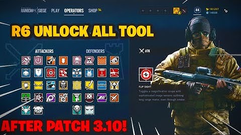 RAINBOW SIX SIEGE UNLOCK ALL TOOL! UNLOCK ALL CAMOS, OPERATORS, WEAPONS, CHARMS & MORE!