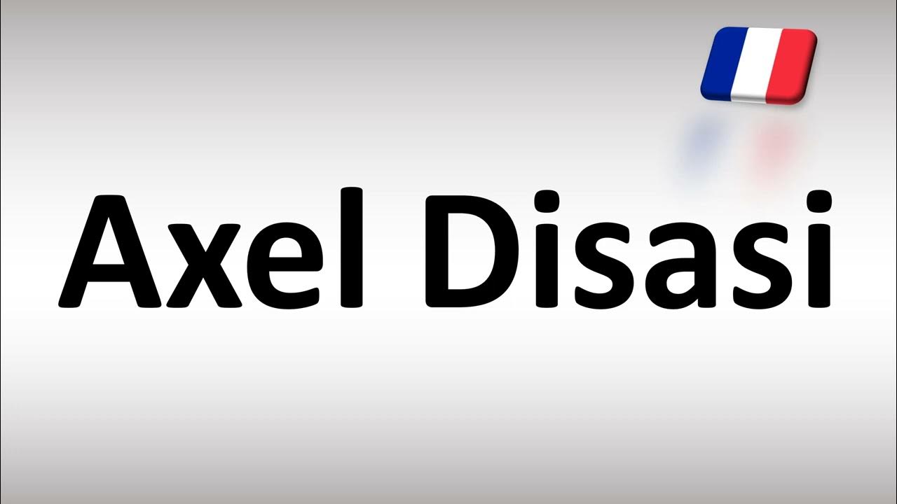How To Pronounce Axel Disasi French Footballer YouTube how-to-pronounce-confirm-and-conform-youtube