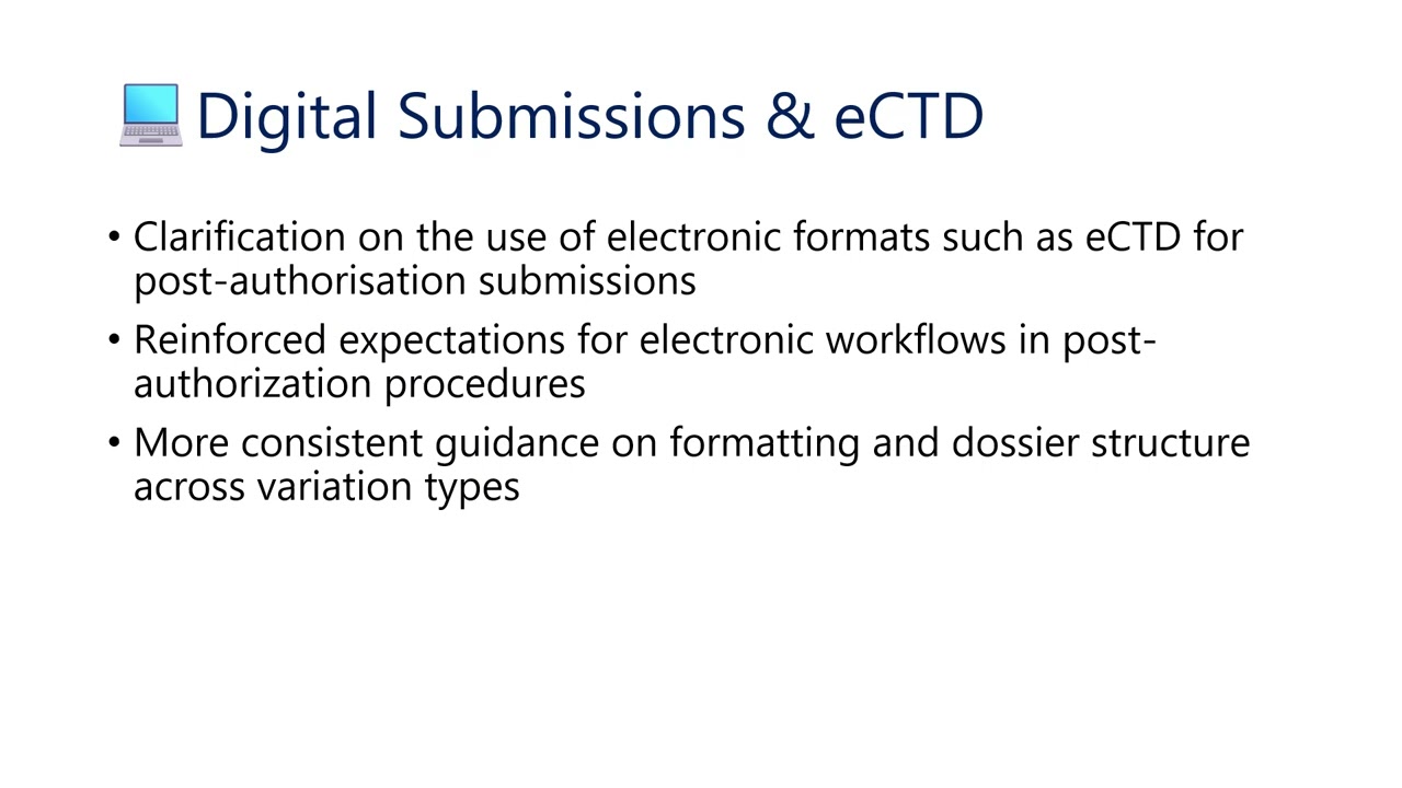 EMA Post Authorisation Procedural Advice-Key Updates