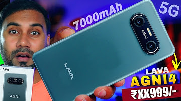 Lava Agni 4 5G Officially is Here With 7000mAh Big Battery 🔥