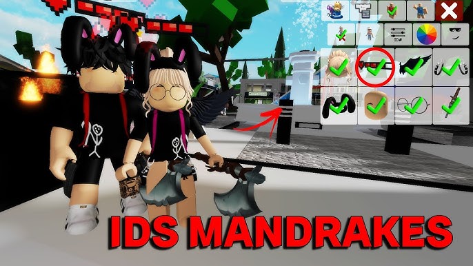 códigos:1i5 b0l0tg8= id de roupas roblox mandrake feminina