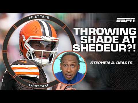 Was Dillon Gabriel THROWING SHADE at Shedeur Sanders?! 👀 Stephen A. REACTS! | First Take