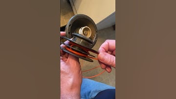 ECHO weedwacker relined in less than 1 minute