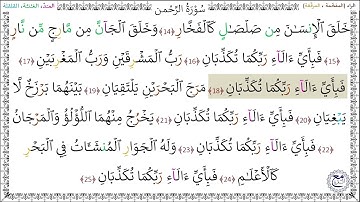 سورةُ الرحمن (14 - 25) أسامة شاهين