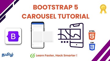 Bootstrap 5 Carousel Tutorial | Create Image Sliders in Tamil 🚀
