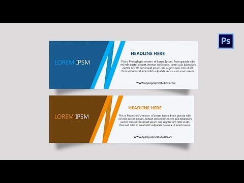 How to Make a create Web Banner Design - Photoshop Tutorial