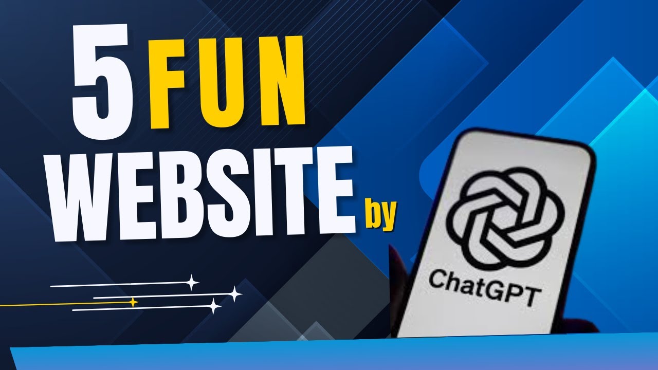 5 fun website by chatgpt | Random content