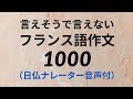 言えそうで言えないフランス語フレーズ1000